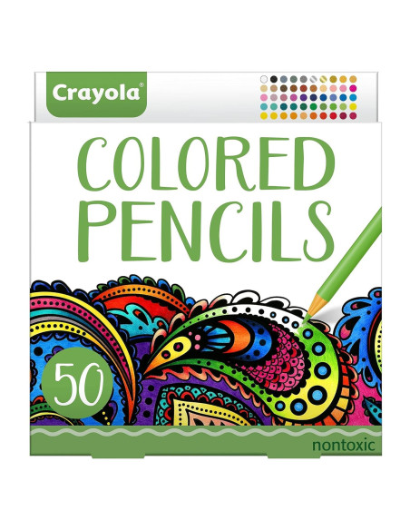 Lápices de Colores Crayola 50 Colores para Adultos Lápices de Colores Crayola 50 Colores para Adultos