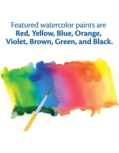 Conjunto de Pintura Acuarelable Crayola 12 Piezas Lavable