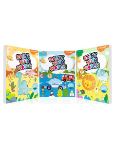 Libro para Colorear YPLUS Acuarela 3 Temas para Niños