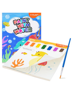 Libro de Pintura Acuarela YPLUS para Niños 1-3 Años