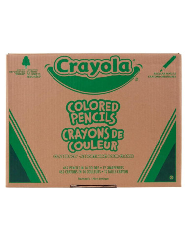 Lápices de Colores Crayola 462 unidades 14 colores asortidos