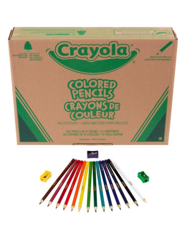 Lápices de Colores Crayola 462 unidades 14 colores asortidos