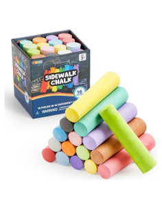 Juego de 16 Tizas Lavables JOYIN Multicolor para Niños