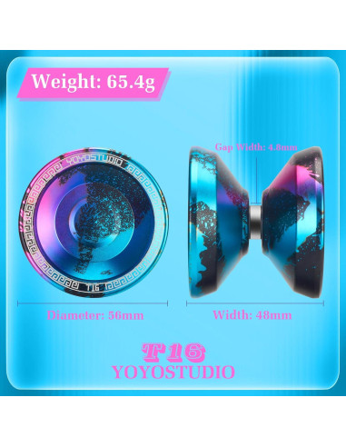 Yoyo Profesional YOYOSTUDIO T16 Doble Función con Accesorios