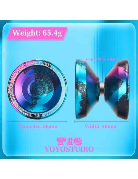 Yoyo Profesional YOYOSTUDIO T16 Doble Función con Accesorios