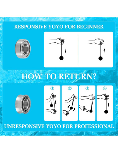 Yoyo Profesional YOYOSTUDIO T16 Doble Función con Accesorios