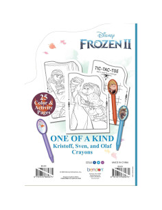 Libro de Colorear Frozen Bendon 25 Páginas y 3 Crayones 2