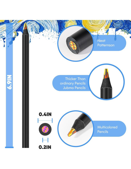 Lápices de Colores Hapikalor 24 Piezas Multicolor