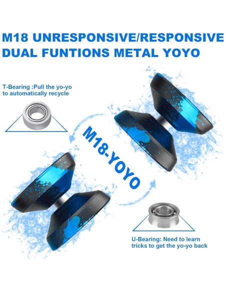 Yoyo WATIEOBOO M18 Responsivo y No Responsivo para Niños