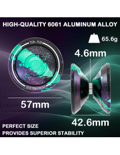 Yoyo WATIEOBOO M18 Profesional de Metal con Accesorios 2