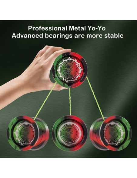 Yoyo WATIEOBOO Profesional de Metal con Accesorios
