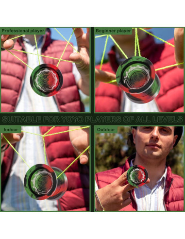 Yoyo WATIEOBOO Profesional de Metal con Accesorios