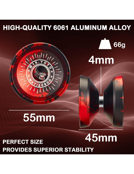 Yoyo Profesional WATIEOBO M18 para Niños y Adultos