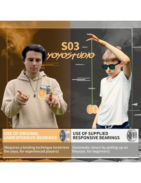 Yoyo Bi-Metal S03 YOYOSTUDIO Profesional para Trucos
