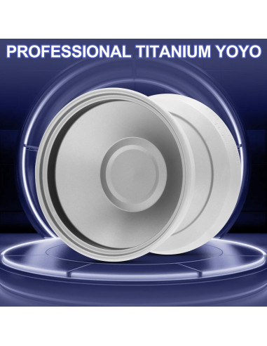 Yoyo Profesional YOYOSTUDIO TC4-7 Titanio No Responsivo