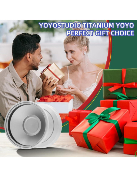 Yoyo Profesional YOYOSTUDIO TC4-7 Titanio No Responsivo