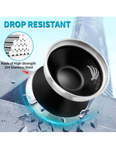 Yoyo Profesional Bi-Metal YOYOSTUDIO S03 Negro Plata