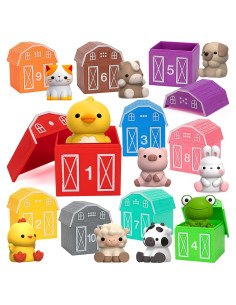 Juguetes Educativos KMUYSL Animales de Granja 12-36 Meses