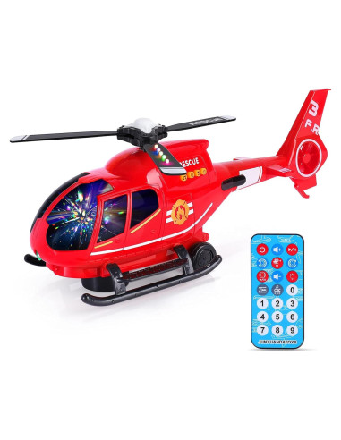 Avión Control Remoto ELEOPTION JYD178A-2 con Luces y Música