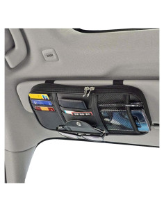 Organizador de Visera de Auto Da by - Bolsa Multiusos Negro