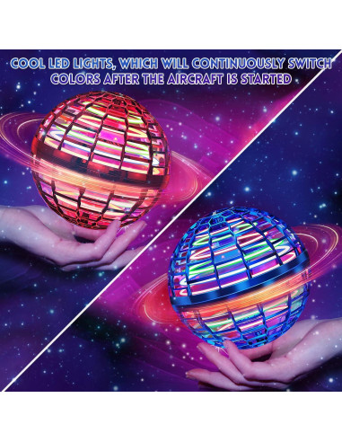 Bola Voladora Dron Amoyasite TSM004 LED para Niños 6+