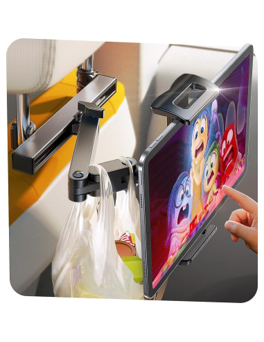 Soporte para Tableta en Reposacabezas LISEN - 95% Cobertura