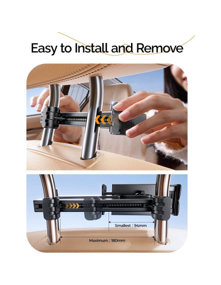 Soporte para Tableta en Reposacabezas LISEN - 95% Cobertura Soporte para Tableta en Reposacabezas LISEN - 95% Cobertura