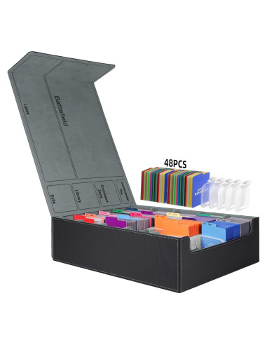 Caja de Almacenamiento de Cartas AFIING 3800+ con Divisores