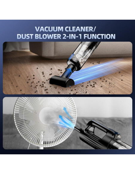 Aspiradora de Coche Portátil MONOZEL VC026 18000Pa Sin Cable