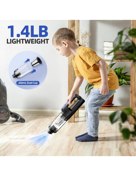 Aspiradora de Coche Portátil MONOZEL VC026 18000Pa Sin Cable