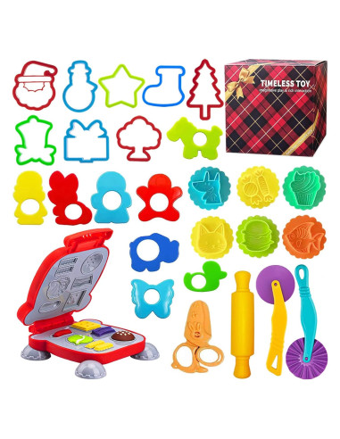 Juego de Herramientas de Masa YUNERKITA con Moldes y Rodillo