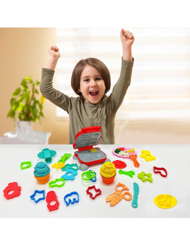 Juego de Herramientas de Masa YUNERKITA con Moldes y Rodillo