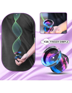 Yo-Yo Profesional FETESNICE Y26 - Modo Dual y Accesorios 2