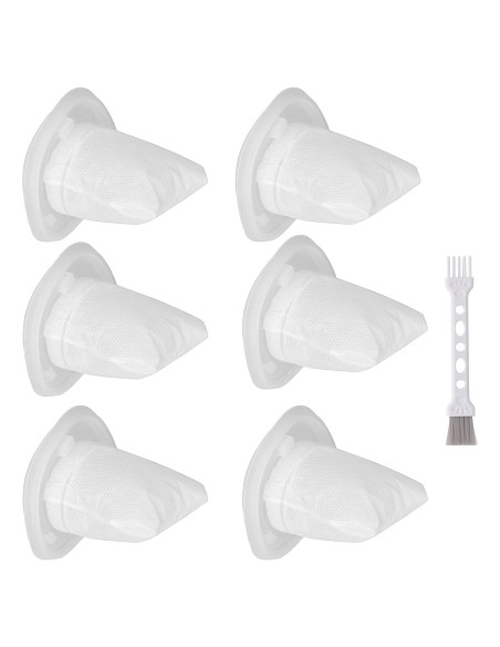 Filtros de Reemplazo HNVCF10 Tablenco para Aspiradoras Black & Decker - Paquete de 6 Filtros de Reemplazo HNVCF10 Tablenco para Aspiradoras Black & Decker - Paquete de 6