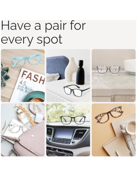 Gafas de lectura CCVOO unisex 1.75x anti luz azul Gafas de lectura CCVOO unisex 1.75x anti luz azul