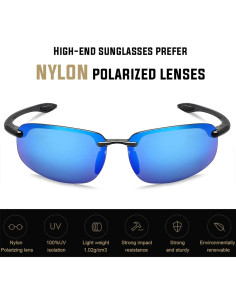 Gafas de sol JULI MJ8001 Polarizadas Tr90 para deportes 2