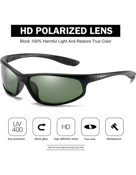 Gafas de sol deportivas FAGUMA polarizadas UV400 para hombres
