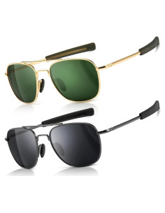 Gafas de sol piloto SUNGAIT polarizadas para hombres