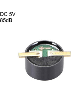 Zumbador Electrónico Pasivo uxcell 5V DC 85dB 2 Pcs 2