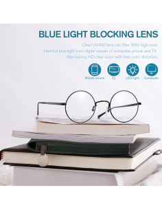 Gafas de Luz Azul Pro Acme PA5866 Marco Negro Lente Clara 2