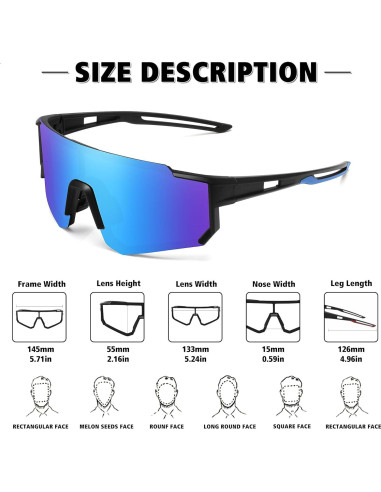 Gafas de sol polarizadas STORYCOAST para deportes UV400