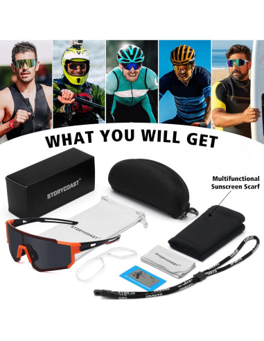 Gafas de sol polarizadas STORYCOAST UV400 para deportes