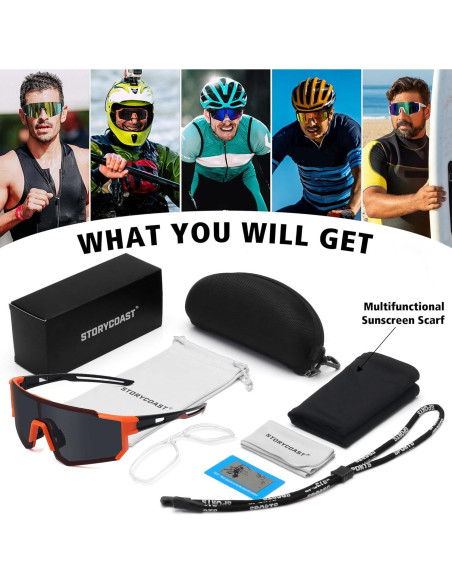Gafas de sol polarizadas STORYCOAST UV400 para deportes Gafas de sol polarizadas STORYCOAST UV400 para deportes