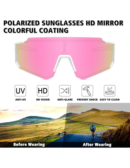 Gafas de sol polarizadas STORYCOAST para deportes UV400 Gafas de sol polarizadas STORYCOAST para deportes UV400