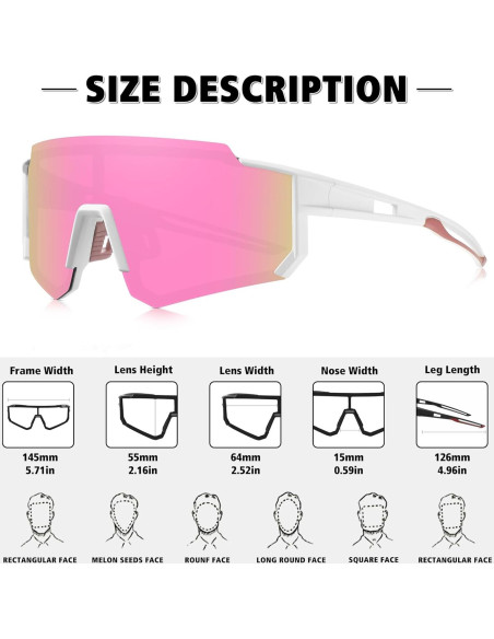 Gafas de sol polarizadas STORYCOAST para deportes UV400 Gafas de sol polarizadas STORYCOAST para deportes UV400