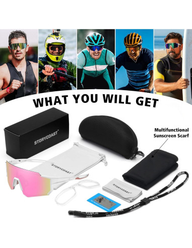 Gafas de sol polarizadas STORYCOAST para deportes UV400