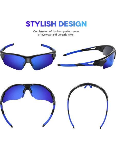 Gafas de Sol BEACOOL 7189 Polarizadas UV400 Deportivas Gafas de Sol BEACOOL 7189 Polarizadas UV400 Deportivas