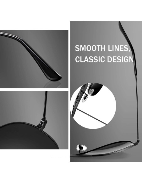 Gafas de Sol Joopin Aviador Polarizadas UV400 para Hombres Gafas de Sol Joopin Aviador Polarizadas UV400 para Hombres