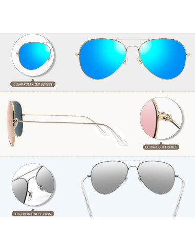 Gafas de sol polarizadas Joopin UV400 para hombres y mujeres
