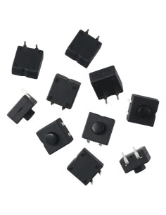 Interruptor de botón pulsador táctil AllGIFT 10pcs 12x12mm